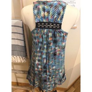 CAbi Speck Sleeveless Tunic Small. NWOT.